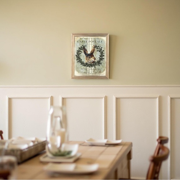 Vintage French Rabbit Wall Art - Picture 3 of 6